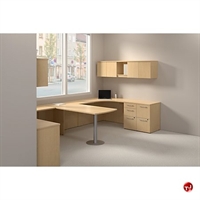 Picture of Bush Realize 2 Person Desk  Workstation, Wall Storage