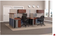 Picture of ADES Cluster of 2 Person Office Desk Cubicle Workstation
