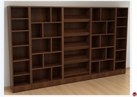 Picture of Peblo Custom Open Bookcase Storage Center