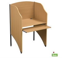 Picture of 48"H Study Carrel Telemarketing Workstation