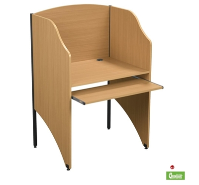 Picture of 48"H Study Carrel Telemarketing Workstation