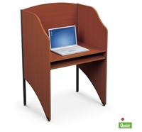 Picture of 48"H Study Carrel Telemarketing Workstation