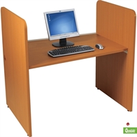Picture of 42"H Study Carrel Telemarketing Workstation
