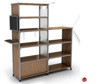 Picture of 60"H Adder Single Faced Bookcase Shelving,Steel Frame