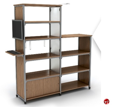 Picture of 60"H Adder Single Faced Bookcase Shelving,Steel Frame