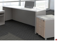 Picture of 36" x 72" Steel Office Desk, Mobile Filing Pedestal