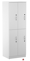 Picture of 24"W 2 Tier 4 Door Quad Steel Locker