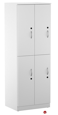 Picture of 24"W 2 Tier 4 Door Quad Steel Locker