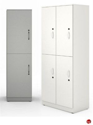 Picture of 18"W 2 Tier 6 Door Steel Locker Storage