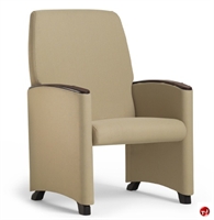 Picture of Healthcare Medical Glider Arm Chair, Wood Arm Cap