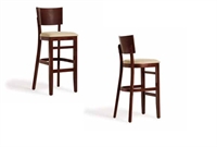 Picture of Cafeteria Dining Armless Wood Barstool