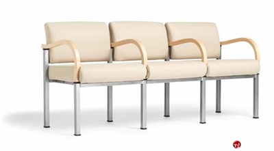 Picture of Reception Lougne Healthcare 3 Chair Modular Tandem Seating