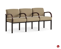 Picture of Reception Lounge Healthcare 3 Chair Modular Tandem Seating