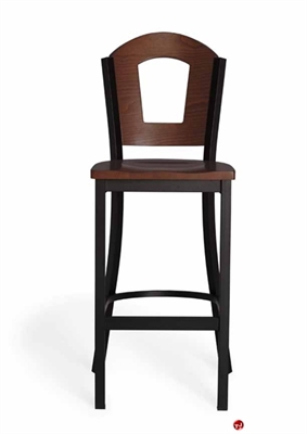 Picture of Cafeteria Dining Wood Bar Stool