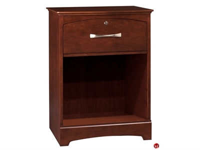 Picture of Hekman C3036 Bedside Bedroom Cabinet, One Drawer with Lock