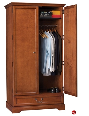 Picture of Hekman C1013 Double Door Bedroom Wardrobe with Drawer