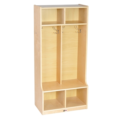 Picture of Astor Open Shelf Kids Wood Coat Locker