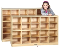 Picture of Astor Open Shelf Wood Storage Lockers