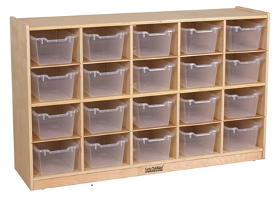 Picture of Astor Open Shelf Wood Storage Locker Cabinet