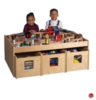 Picture of Astor Kids Play Wood Table with Storage