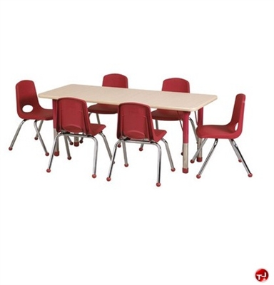 Picture of Astor 24" x 72" Height Adjustable Activity School Table