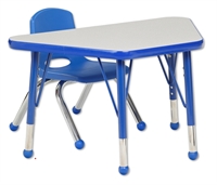 Picture of Astor Trapezoid Height Adjustable Activity School Table