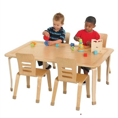 Picture of Astor 30" x 48" Kids Play Wood Table