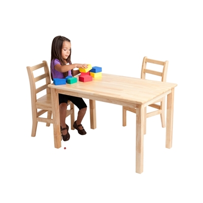 Picture of Astor 24" x 36" Kids Play Wood Table
