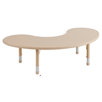 Picture of Astor Height Adjustable Half Round School Activity Resin Table
