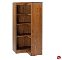 Picture of Hale 200 Series 4 Shelf L Shape Open Corner Bookcase