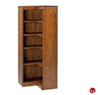 Picture of Hale 200 Series 60"H 5 Shelf Corner L Shape Open Bookcase