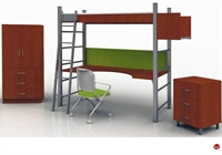 Picture of KI Dante Healthcare Dormitory Bunkbed, Storage Cabinets