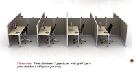 Picture of Cluster of 8 Person 60" Office Cubicle Workstation