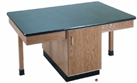 Picture of DEVA 4 Person Student Lab Work Table, Phenolic Resin Top