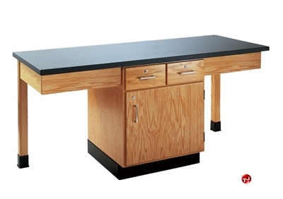 Picture of DEVA 4 Person Student Lab Work Table, Plastic Laminate Top