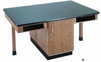 Picture of DEVA 4 Person Student Lab Work Table, Phenolic Resin Top