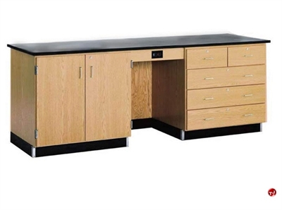 Picture of DEVA 96" Lab Study Work Desk, Phenolic Resin Top