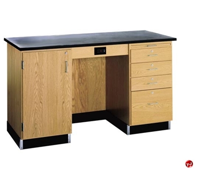 Picture of DEVA 30" x 60" Science Lab Work Desk, Phenolic Resin Top