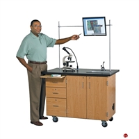 Picture of DEVA Mobile Science Lab Work Storage Desk, Chemical Guard Top