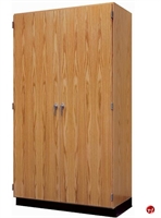 Picture of DEVA Double Door Chemical Resistant Wood Storage Cabinet