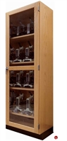 Picture of DEVA Single Glass Door Wood Storage Cabinet