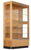 Picture of DEVA 48" Veneer Glass Door Display Storage Cabinet