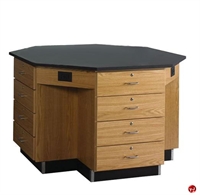 Picture of DEVA Science Lab Healthcare Workstation, Storage Drawers Cabinetry