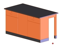 Picture of DEVA Science Lab Study Workstation, Storage Cabinetry