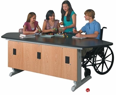 Picture of DEVA Science Lab Height Adjustable ADA Study Workstation