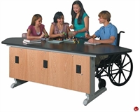 Picture of DEVA Science Lab ADA Height Adjustable Study Workstation