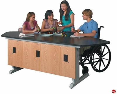 Picture of DEVA Science Lab ADA Height Adjustable Study Workstation