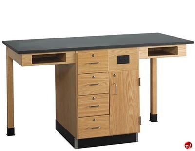 Picture of DEVA Science Lab Medical Study Workstation, Storage Cabinetry