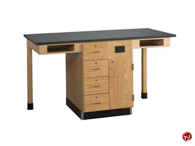 Picture of DEVA Science Lab Medical Study Workstation, Storage Cabinetry