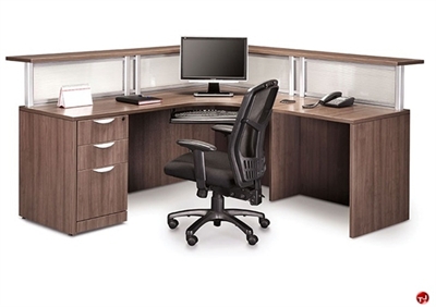 Picture of COPTI L Shape Reception Desk Workstation